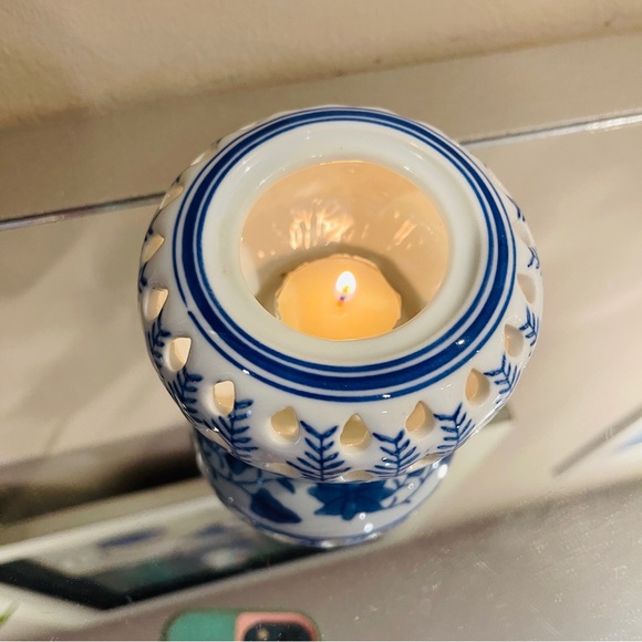 New Ceramic hand made candle holder & diffuser/lantern - Picture 3 of 7